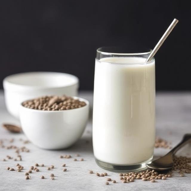 Comparing Chia Seeds with Milk and Yogurt: nutrient food.