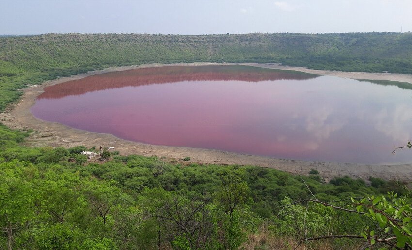 Lonar Lake Turns Pink Overnight: Scientists Explain Rare l