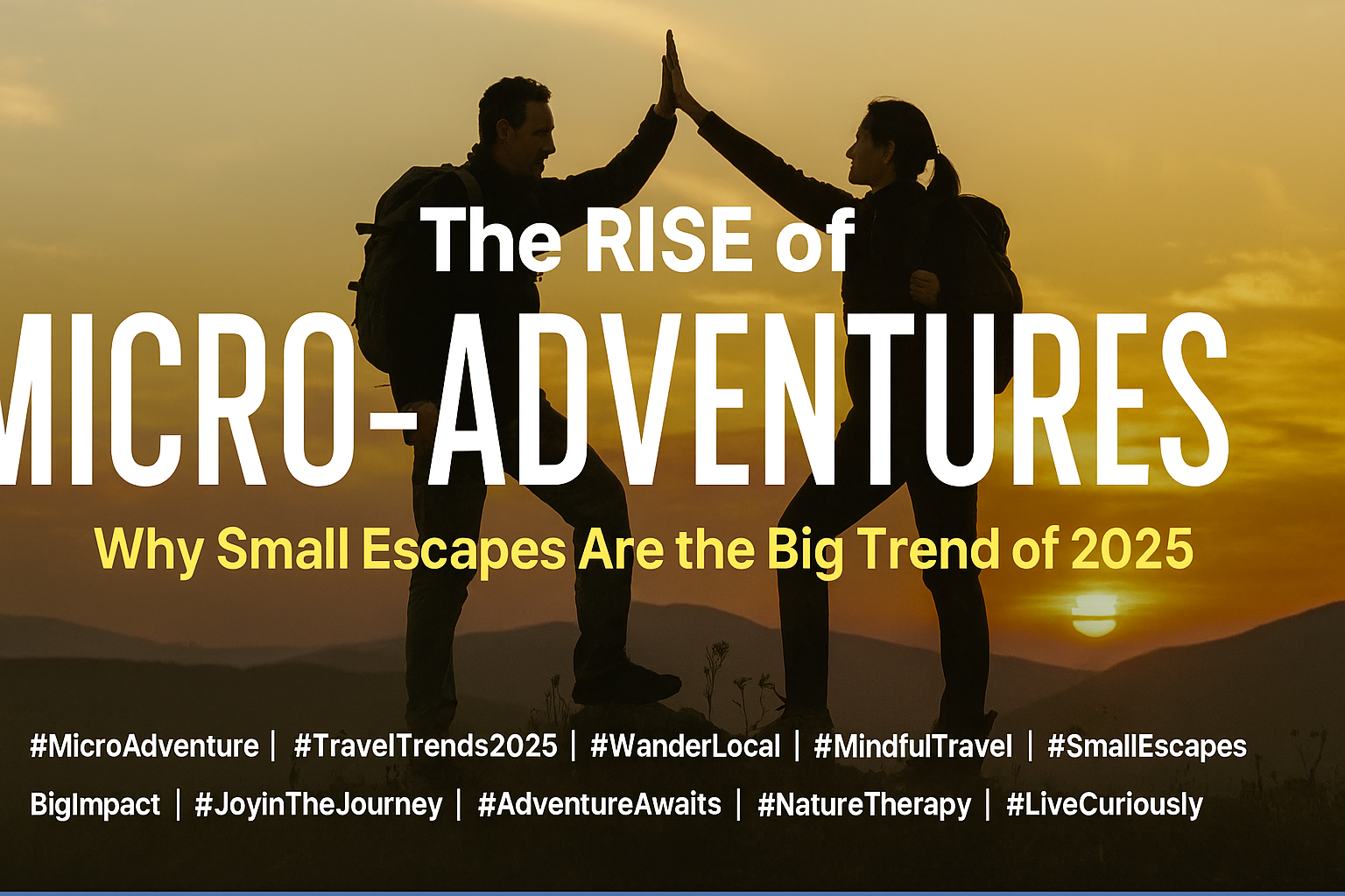 “Big Joys in Small Journeys: The Micro-Adventure You Need