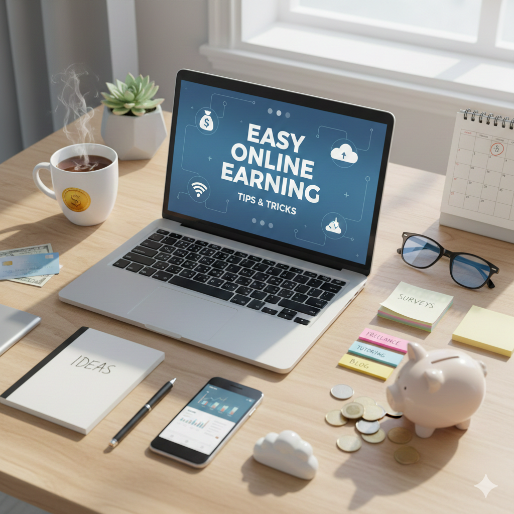 How TO earn EASY ONLINE EARNING TIPS AND TRICKS TODAY