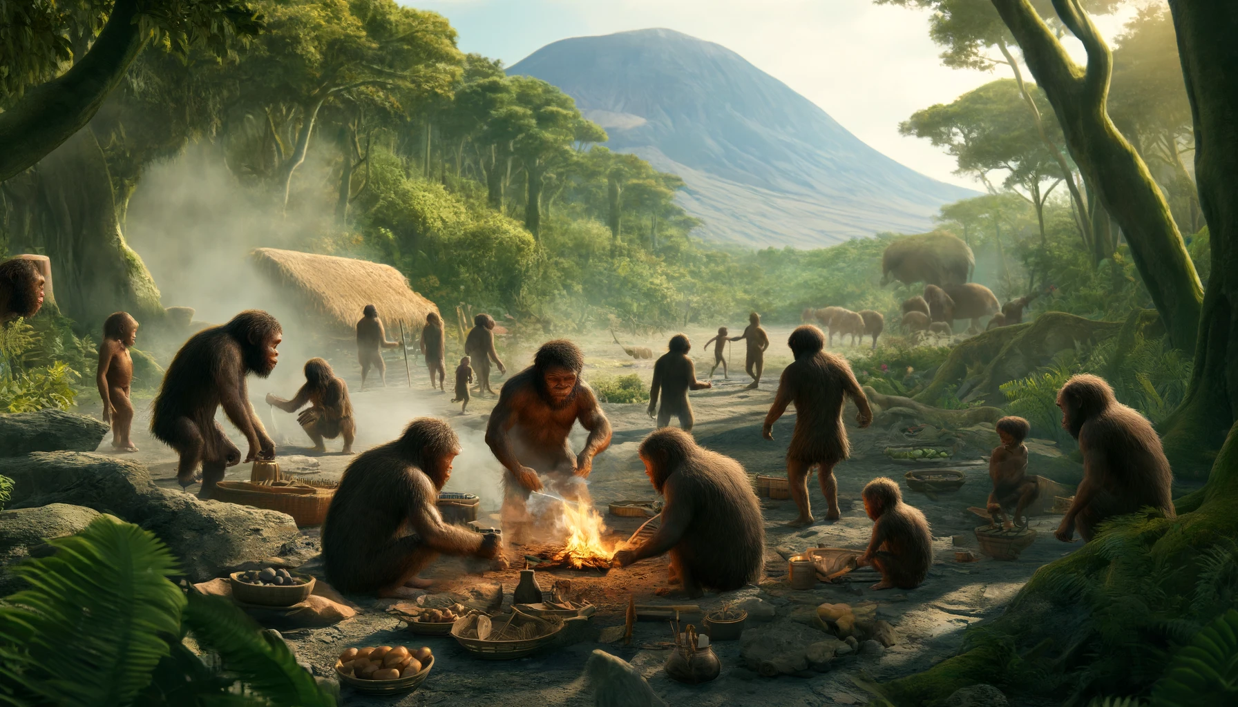 Did early humans stay with one partner or change partners of...