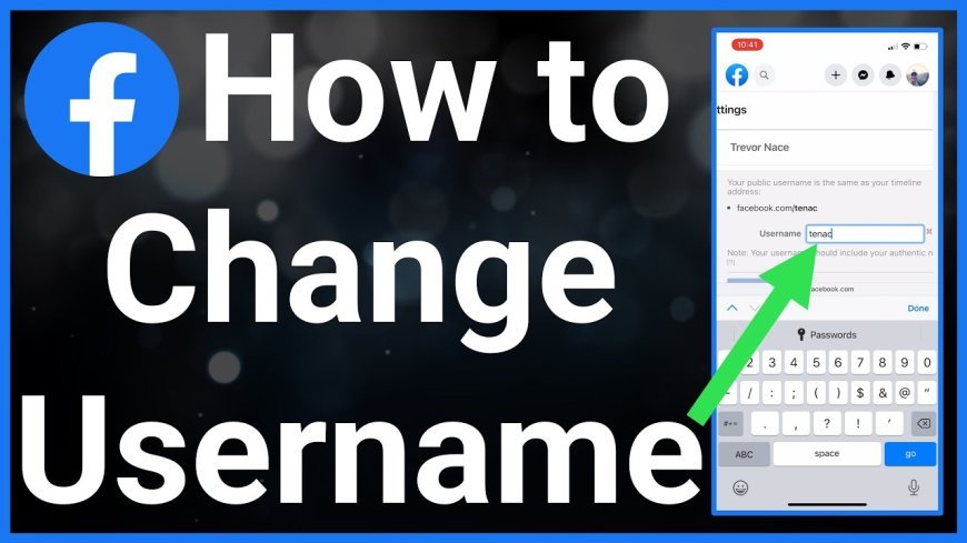 How to Change My facebook page username from mobile 2024