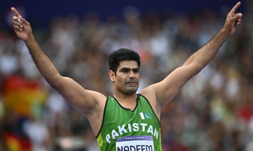 Arshad Nadeem Pakistani olympian winner of Paris 2024 Olympics