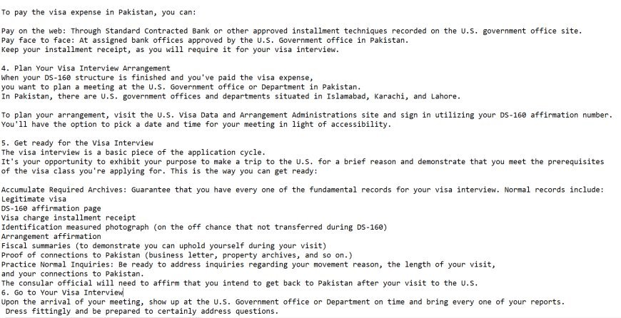 How To Apply USA Visa From Pakistan Tips For all Pakistan