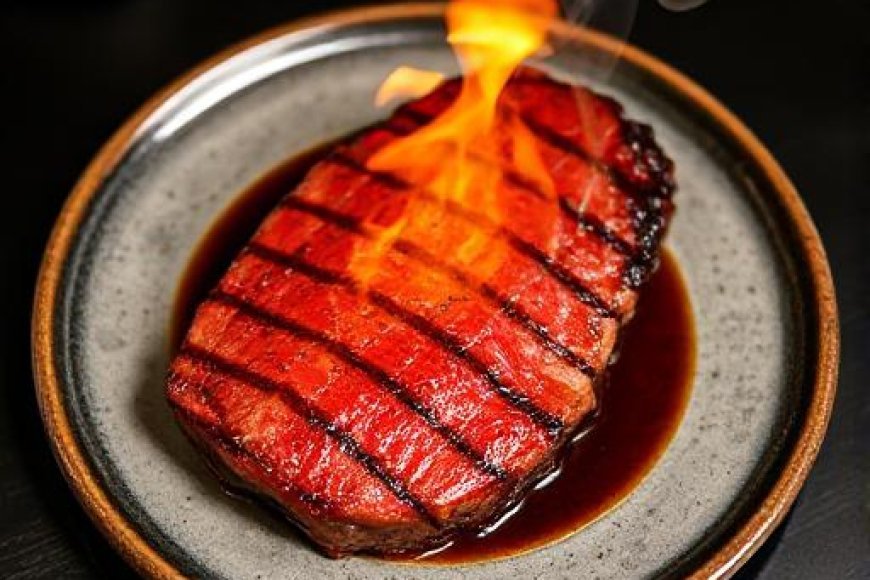 How to cook Japanese Aburi Steak