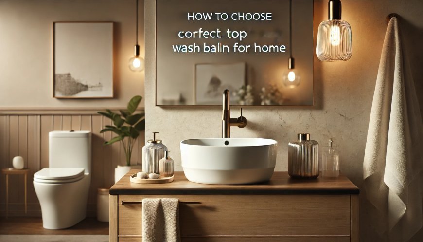 How To Choose Perfect Counter Top Wash Basin For Home