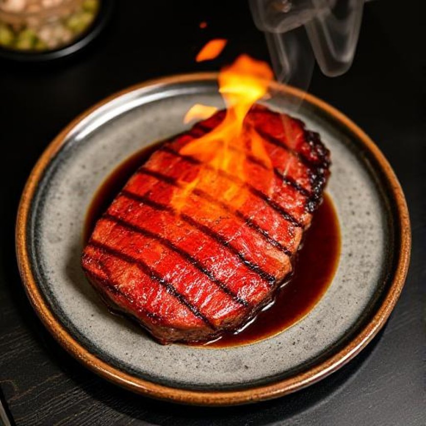 How to cook Japanese Aburi Steak