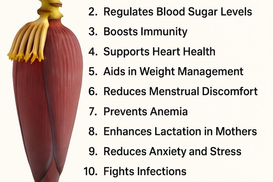 Top 13 Benefits of Banana Flower for Health.
