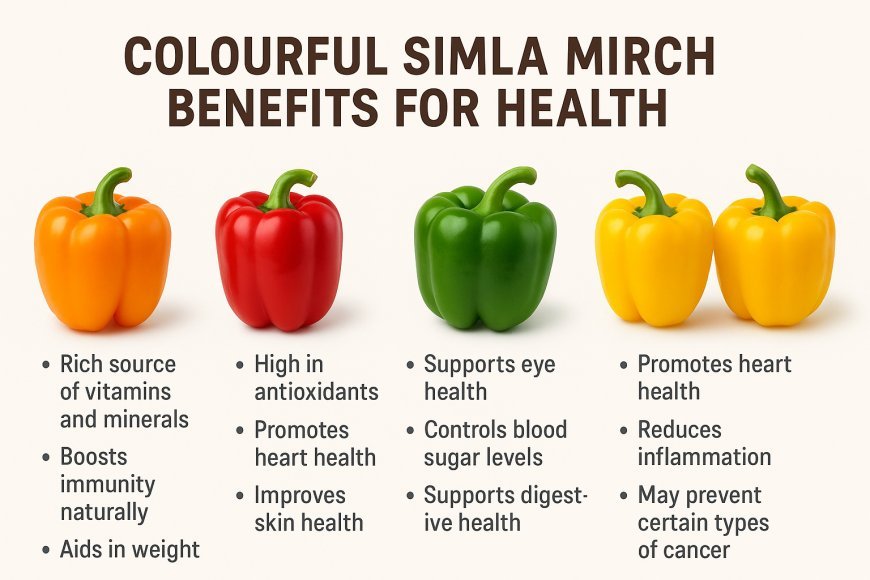 Colorful Simla Mirch (Bell Peppers) Benefits for Health,