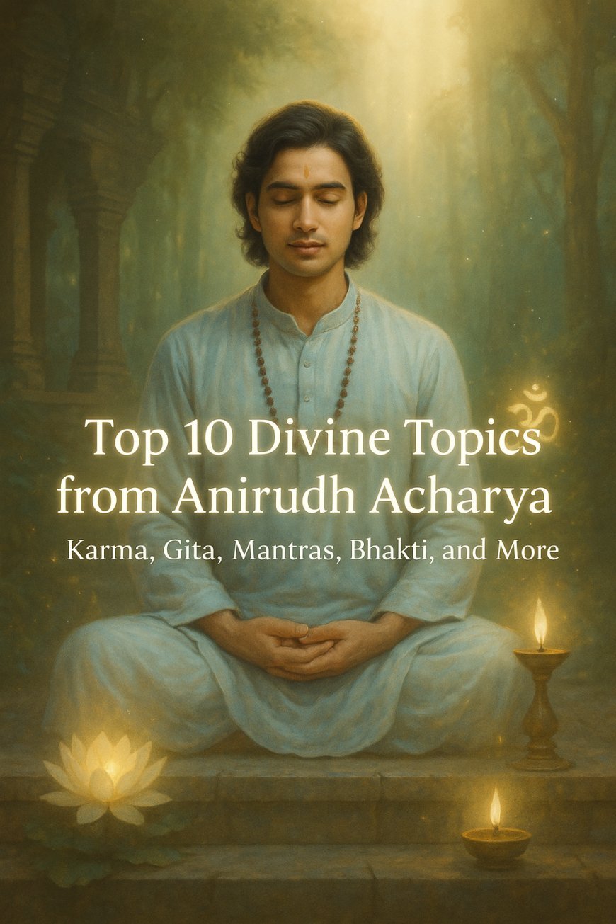 What is Anirudh Acharya's Top 10 Favorite Topics: