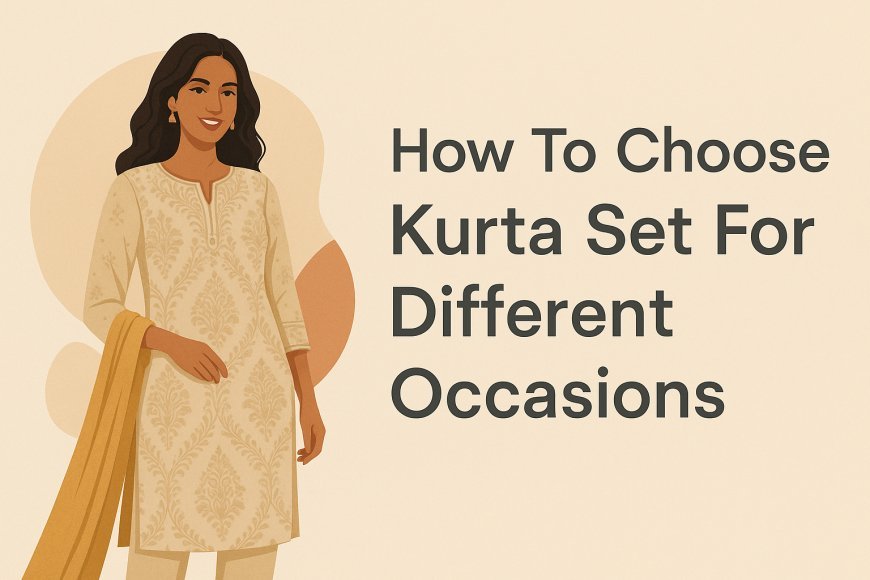 How To Choose Kurta Set For Different Occasions